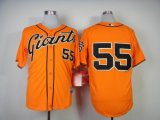 San Francisco giants Tim LINCECUM #55 Orange mlb Jersey