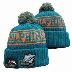 2024 Miami Dolphins green NFL Sports Cuffed Knit Hats