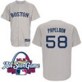 Boston Red Sox 58# Jonathan Papelbon Road Jersey