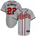 Atlanta Braves 22# HEYWARD gray MLB Jersey