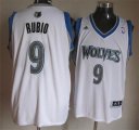 Adidas Minnesota Timberwolves #9 Ricky Rubio White NBA Revolution 30 Jerseys