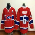 Reebok Montreal Canadiens #6 Shea Weber Red NHL Jerseys A patch