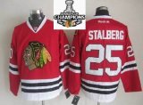 Reebok Chicago Blackhawks STALBERG 25# red new Jersey