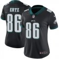 Women Nike Philadelphia Eagles #86 Zach Ertz black Color Rush Limited Jersey