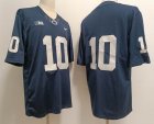 Penn State #10 Nicholas Singleton dark blue college jerseys-XST