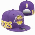 2023 Los Angeles Lakers purple NBA Snapback Hats