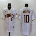 Nike San Diego Padres #10 Jurickson Profar white majestic mlb Jerseys-BD 02