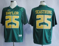 Baylor Bears Lache Seastrunk 25 green College Football Jerseys