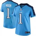 Men Tennessee Titans #1 Moon Nike blue Color Rush Limited Jersey