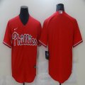 Nike Philadelphia Phillies blank red majestic baseball jersey-BD