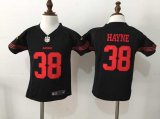 Nike San Francisco 49ers #38 Hayne black nfl Children Jerseys