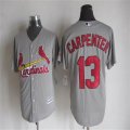 St.Louis Cardinals #13 Matt Carpenter Grey New Cool Base Stitched Baseball Jersey