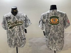 Green Bay Packers Nike Arctic Camo 2024 Salute to Service Limited Jersey