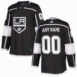 Custom Adidas Los Angeles Kings black hockey jersey