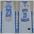 North Carolina Tar Heels Michael Jordan 23 white ncaa college Basketball Jersey