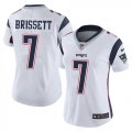 Women Patriots #7 Brissett Nike white Color Rush Limited Jersey