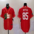 San Francisco 49ers #85 George Kittle red Mexico baseball jerseys Joint name-BD