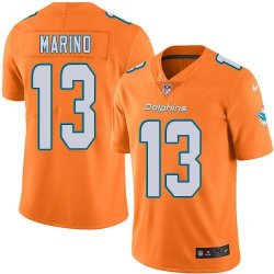 Men Miami Dolphins #13 Dan Marino Nike orange Color Rush Limited Jersey