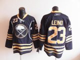 Sabres 23 Leind Dark Blue Third Jersey