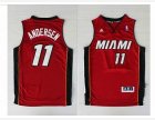 Adidas Miami Heat ANDERSEN 11# red nba Jersey