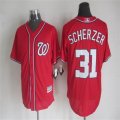 2015 washington nationals 31 Max Scherzer red mlb jersey