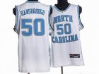 North carolina 50# HANSBROUGH white nba jersey