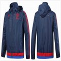 2015 Manchester United Training All Weather Jacket dark blue