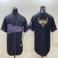 Nike Los Angeles Rams blank black baseball jerseys Joint name-BD 01