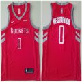 Nike Houston Rockets #0 Russell Westbrook red NBA jersey-TY