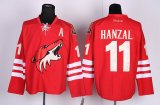 Phoenix Coyotes Martin Hanzal #11 Red NHL Jerseys