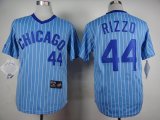 Chicago Cubs Anthony Rizzo 44# skyblue mlb jerseys