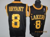 Los Angeless Lakers 8 BRYANT Black NBA Jersey