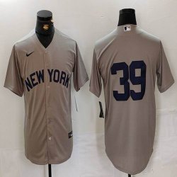 Nike New York Yankees #19 gray majestic baseball Jersey-BD