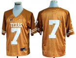 NCAA Texas Longhorns #7 Orange jersey