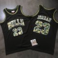 Nike Chicago Bulls #23 Michael Jordan black basketball jersey-LT