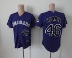 Colorado Rockies HAMMEL 46# purple mlb jerseys