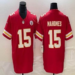 Nike Kansas City Chiefs #15 Patrick Mahomes red Nike Vapor F.U.S.E. Limited Jersey 03