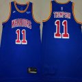 Nike Golden State Warriors #11 Klay Thompson blue nba basketball jersey -XD