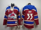 Colorado Avalanche ROY 33 Red blue nhl hooded sweatshirt