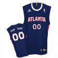 Atlanta Hawks Custom blue round neck adidas Jersey for sale