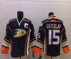 Reebok Anaheim ducks 15 Ryan Getzlaf black hockey C patch