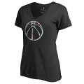 Women's Washington Wizards Fanatics Branded Black Lovely V-Neck T-Shirt