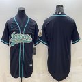 Nike Miami Dolphins blank black baseball jerseys Joint name-BD