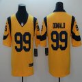 Nike Rams #99 Aaron Donald yellow Color Rush Limited Jersey-BD