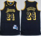 Los Angeles Lakers #24 Kobe Bryant black Adidas nba jerseys-TY