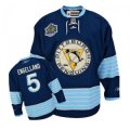 Pittsburgh Penguins 5 Engelland blue NHL Jerseys