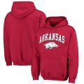 Fanatics Branded Arkansas Razorbacks Cardinal Campus Pullover Hoodie