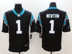 Nike Panthers #1 Cam Newton black Color Rush Limited Jersey