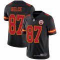 Youth Nike Kansas City Chiefs Travis Kelce #87 black Color Rush Limited Jerseys