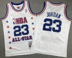 Youth NBA 1989 All-Star #23 Michael Jordan white Hardwood Classics Soul AU Throwback Jersey